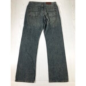 Y2K Tommy Hilfiger Freedom Jeans Men 34x34 Stone Wash Blue Straight Leg Mid Rise